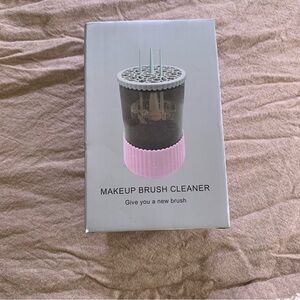 Makeup Brush Cleaner with Pink Base